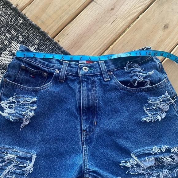 Denim Cutoff Shorts - Picture 5 of 8